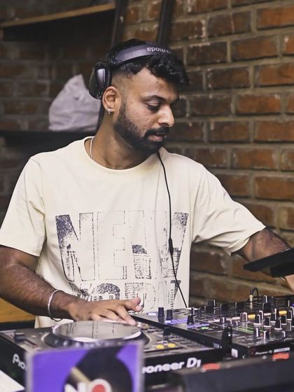 A duplicate shot of me at Sherlock's, capturing my concentration during the set.