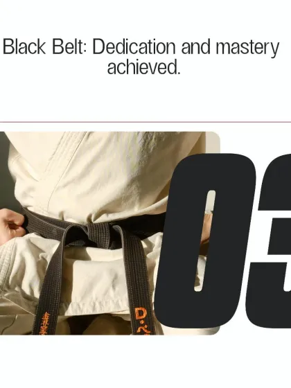 The Black Belt: This signifies dedication and mastery achieved. It is not the end, but the beginning of a new journey of continuous learning and teaching.