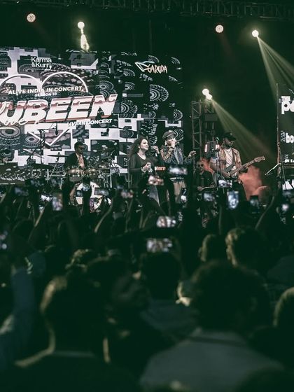 Zubeen Garg live in concert, presented by Alive India. The dynamic lighting and large LED backdrop were all part of the infrastructure we managed for this amazing show.