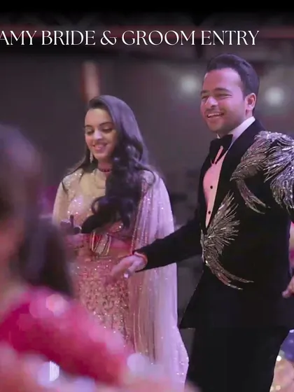 A dreamy bride and groom entry that flows directly into their first dance. This performance was all about showcasing their connection and love story.
