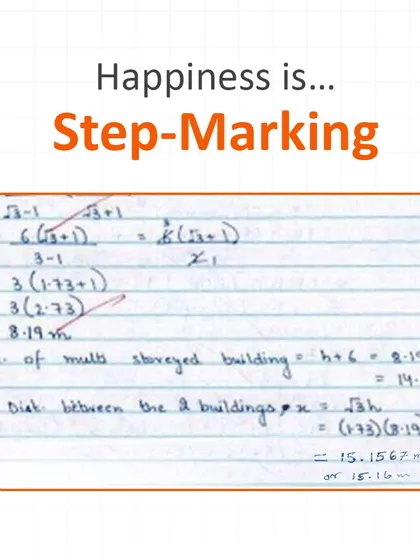 That moment of relief when you realize your teacher gives step-marking. Even if the final answer is wrong, getting credit for the right process is a win.