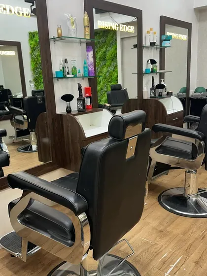 Welcome to my space. I've designed the salon to be clean, modern, and comfortable, with professional-grade chairs and equipment to ensure you have the best possible grooming experience.