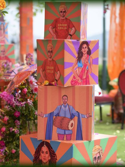 Vibrant Haldi & Mehendi Celebrations photo 71