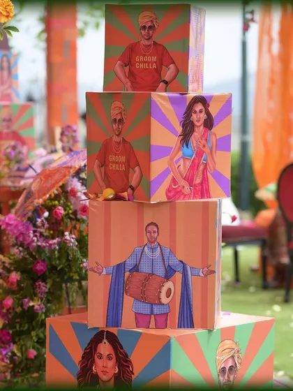 More moments from our colorful Haldi and Mehendi events, capturing the joy, laughter, and beautiful details.