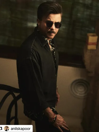 The lighting in this shot really highlights the texture and shape of the haircut I did for Anil Kapoor.
