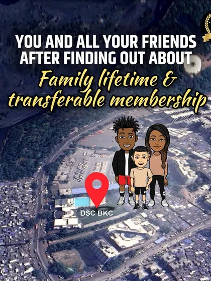 Our family lifetime and transferable membership is designed for creating lasting memories. We offer a home for your family's fitness and recreation journey, all in one place at DSC BKC.