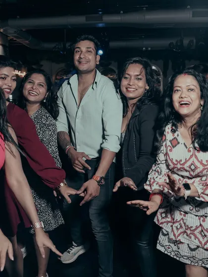A group of friends having the time of their lives. This is what my music is all about, bringing people together.