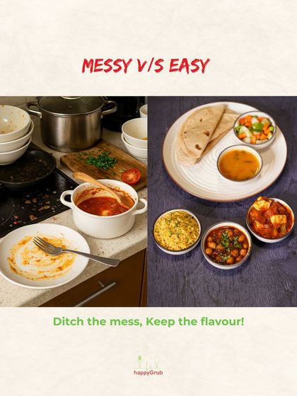 Ditch the messy kitchen and keep the flavor. We handle the cooking and cleaning, so you can simply enjoy a delicious, well-plated meal without the hassle.