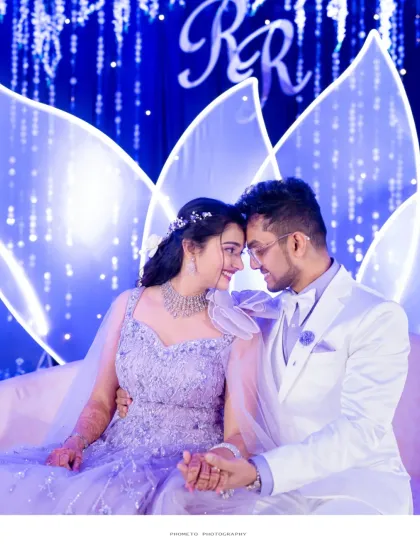 The first dance as a married couple, surrounded by the glow of celebration. We capture the glamour and romance of your reception, from the grand entrance to the intimate moments on the dance floor.