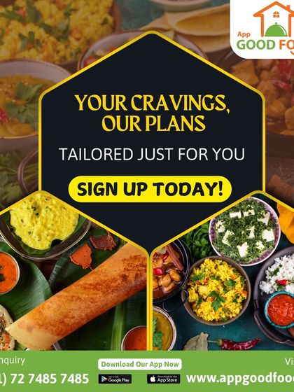 Your cravings, our plans. We tailor our subscription menus to you, offering a wide range of dishes from South Indian dosas to North Indian thalis.