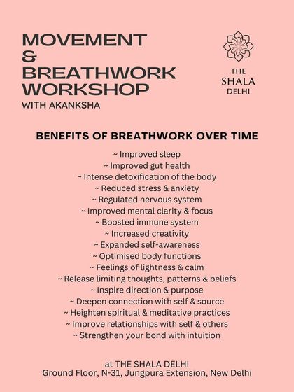 A list of the incredible benefits of breathwork, from improved sleep and gut health to reduced anxiety and expanded self-awareness.