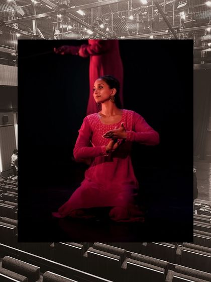 A still from the 'Kattam Katti' India tour, a show that blended Kathak with contemporary dance to tell a story about the joy and rivalry of kite flying.
