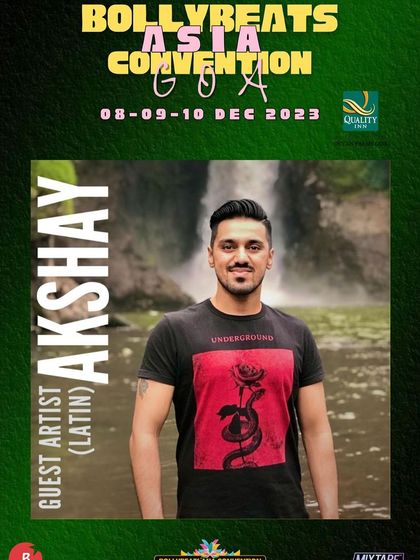 We even bring in guest artists like Akshay for specialized sessions, like this Latin dance workshop at our Goa convention. We believe in providing a variety of styles and expertise.
