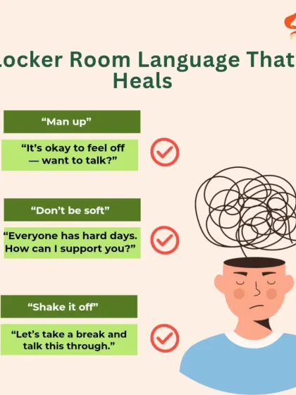 Words have power, especially in a locker room. Through our 'Simply Smiles' initiative, we work with coaches to transform traditional sports language from phrases that dismiss to words that heal, creating psychologically safe environments where athletes feel supported enough to speak up and thrive.