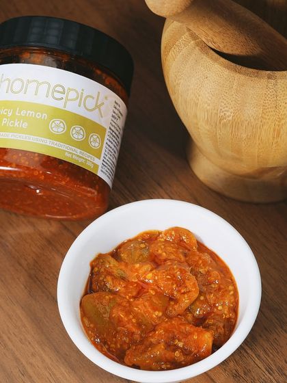 If you like it spicy, our Spicy Lemon Pickle is for you. It has the perfect zing and heat to liven up any meal.