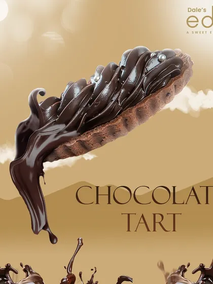 A melt-in-your-mouth masterpiece. Our chocolate tart features a crisp shell filled with a smooth, intense chocolate ganache.