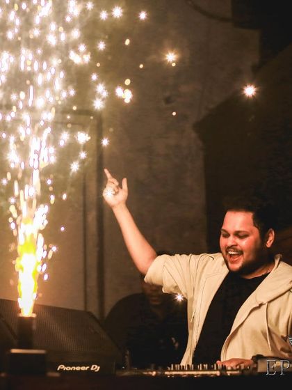 Celebrating World Music Day with a bang. The sparkler effect adds a festive and celebratory feel to the performance.