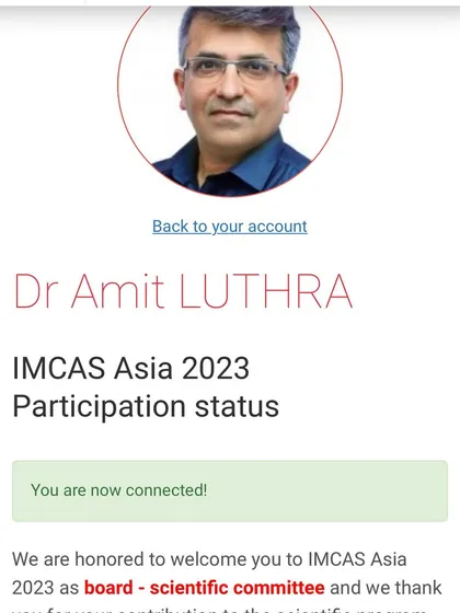 I am pleased to share that I am now on the Scientific Board for IMCAS Asia. It is an honor to help shape the scientific program for this leading conference.