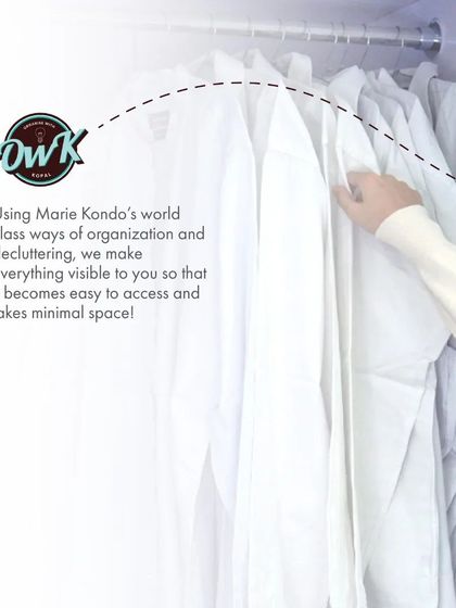 Using world-class ways of organization and decluttering, we make everything visible to you so that it becomes easy to access and takes minimal space.