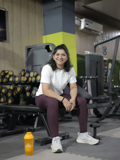 Fitness is my therapy. A quiet moment of reflection after a good workout session.