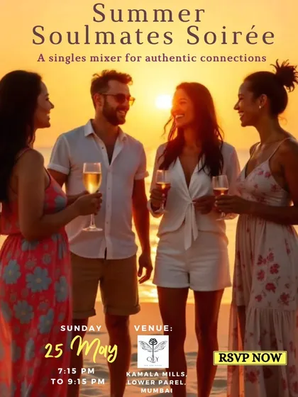 An overview of our 'Summer Soulmates Soirée', detailing everything from the age group to the engaging activities planned for the evening.