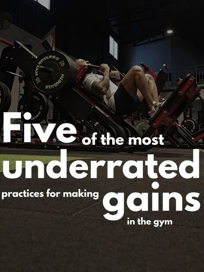 Here are five underrated practices for making real gains. Stick to a program long-term, progressively add weight, move every lift with intent, get enough rest between sets, and don't overcomplicate things with unnecessary tempo manipulation.