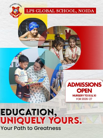 Education, uniquely yours. This admissions collage showcases the diverse experiences we offer, from swimming and art to classroom learning, inviting you to set your child on their unique path to greatness.