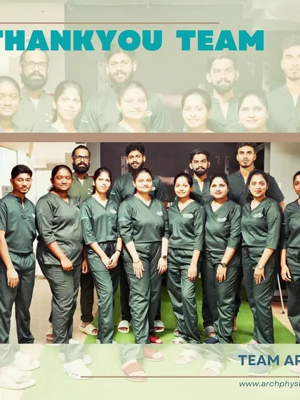 I call them my ARMY for a reason. This is the dedicated team at Arch Physiotherapy. Their passion, expertise, and unwavering support for our clients and each other are the foundation of everything we do. When you train with us, you are supported by this entire family.