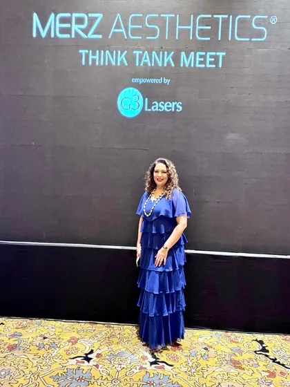 At the Merz Aesthetics Think Tank Meet, an event that brought colleagues together to discuss injectables, lasers, and future advancements.