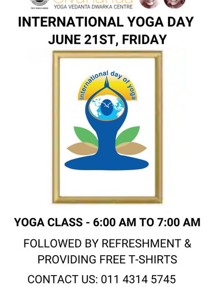 We celebrate International Yoga Day with a special morning yoga class for the entire community. It is a day to honor the global tradition of yoga, followed by refreshments and fellowship.