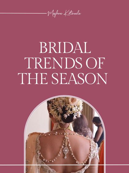 A look at the top bridal trends of the season. This guide is designed to inspire you and help you navigate the latest in bridal fashion with confidence.