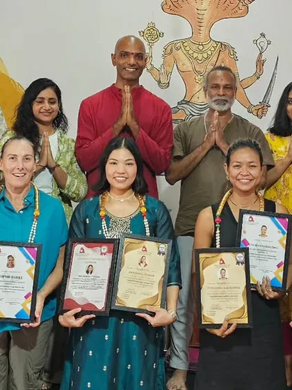 The joy of completing a journey together. I am so proud of this group from our Thailand intensive workshop, each one ready to share the gift of yoga with the world.