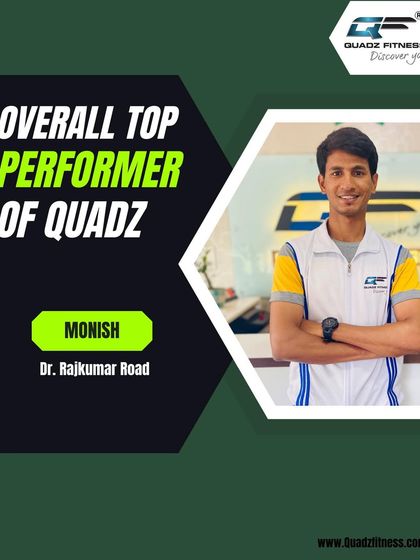 A big congratulations to Mr. Monish for being the Overall Top Performer of Quadz for the month of November 2022.