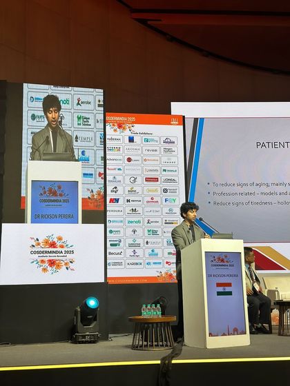 It was a privilege to be a faculty member at the 28th Annual Conference of the Cosmetic Dermatology Society of India (CDSI 2025). I spoke across three sessions, including one on male aesthetics and another on nutricosmetics.