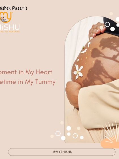 "A moment in my heart, a lifetime in my tummy." This quote beautifully expresses the feeling of carrying your child and the beginning of a lifelong bond.