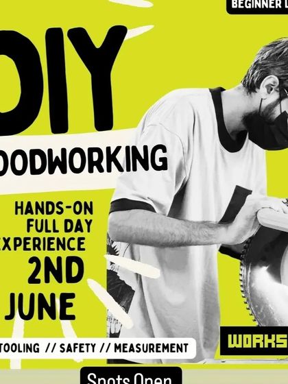 Spots are open for our DIY Woodworking experience on June 2nd. It's a full-day, hands-on workshop perfect for getting started with power tools.