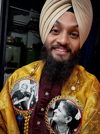 I am deeply honored and humbled to receive the Bharat Ratna M.S. Subbulakshmi Fellowship Award. I dedicate this to my parents and my Guru, Ustad Joginder Singh Ji. It is their blessings and your support that make this journey possible.
