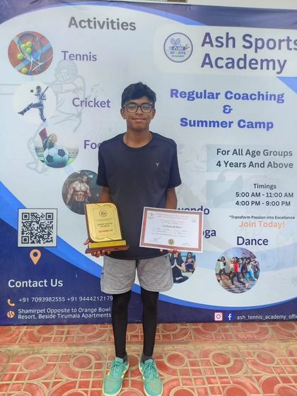 Murugan Academy of Tennis - Tennis Coaching Our Student Champions photo 33