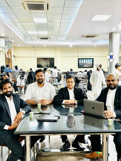 Collaborating with Senior Supreme Court Advocate Shada Shiv Gupta Sir on a complex case.