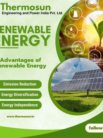 The advantages of renewable energy are clear: emission reduction, energy diversification, and energy independence. I provide all three.