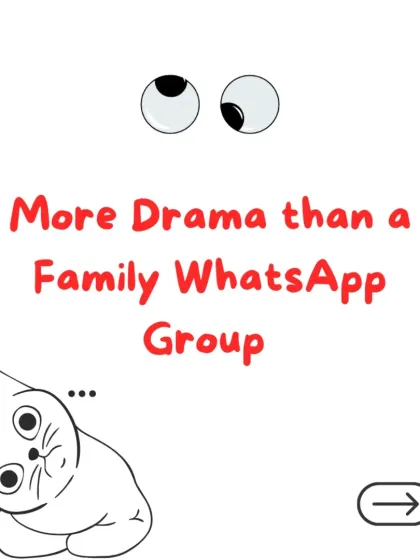 My shows are packed with fun, excitement, and just the right amount of drama. I guarantee it's more entertaining than watching your family's WhatsApp group on a festival day.