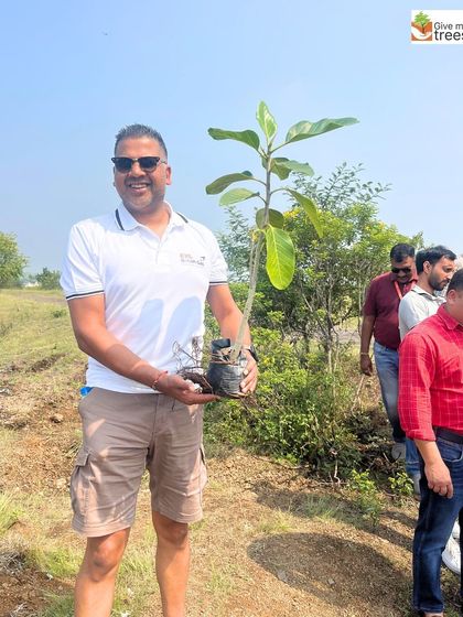 These images showcase individual employees from EXL, Marsh, Amdocs, Telus, HCL, and Northern Trust deeply engaged in the act of planting. Each photo captures a personal moment of connection with nature, showing the focus and care that our corporate volunteers bring to these drives.