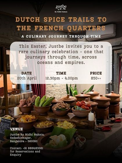 Our Easter celebration, "Dutch Spice Trails to the French Quarters," is a rare culinary journey through time, across oceans and empires. Join us for this one-of-a-kind feast.