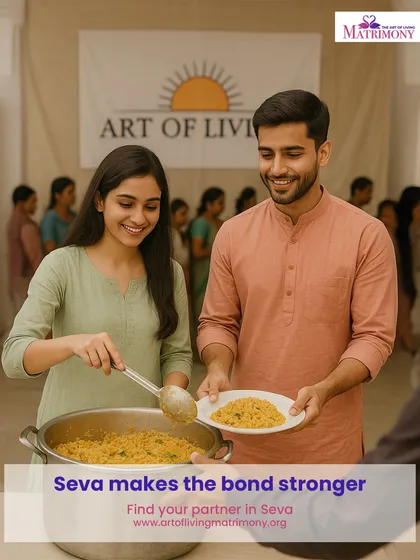 Seva, or selfless service, is a powerful way to connect and strengthen a bond. When you serve together, you grow together. I help you find a partner who shares your spirit of giving.