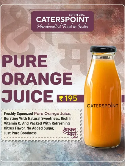 Nothing beats the freshness of our Pure Orange Juice. It's freshly squeezed with no added sugar, making it a perfect, vitamin C-rich drink for your fasting days.