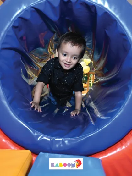Crawling through the tunnels is an adventure in itself, leading to new parts of the play structure.