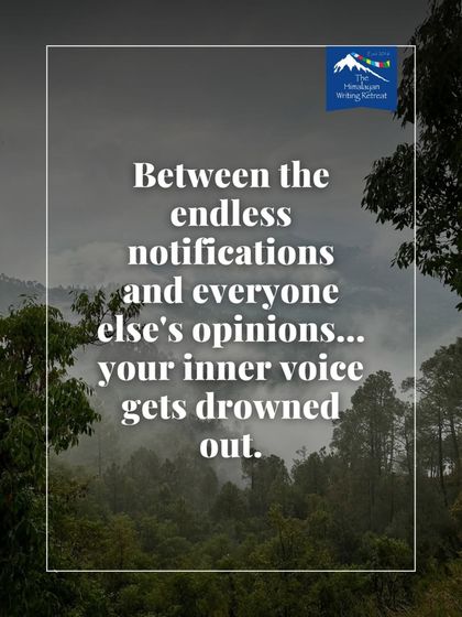 Between endless notifications and everyone else's opinions, your inner voice can get drowned out. We provide the space and guidance to help you hear it clearly again.