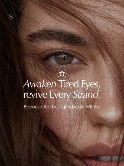 Awaken tired eyes and revive every strand of hair. Our specialized rituals for eyes and hair focus on renewal from within, because the best gifts begin there.