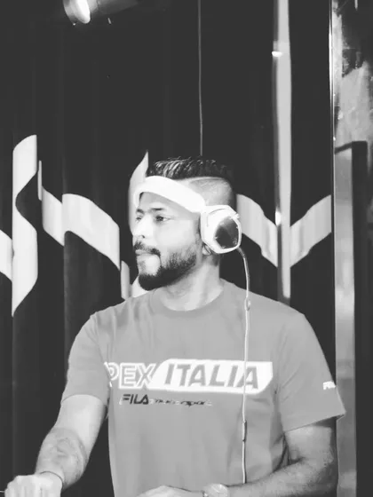 Work hard, play harder. A determined look in black and white, reflecting my dedication to my craft.
