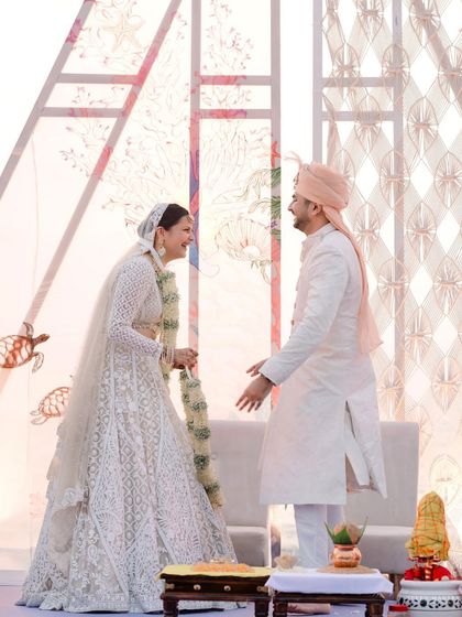 A moment of shared laughter during the ceremony. It’s these lighthearted, in-between moments that often become the most cherished memories.